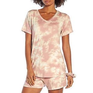 Wildfox Womens Piece Short with a Scrunchie Pajama Set Size Large